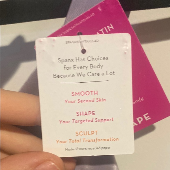 SPANX Orchid Satin Shaping Bodysuit - Picture 3 of 5